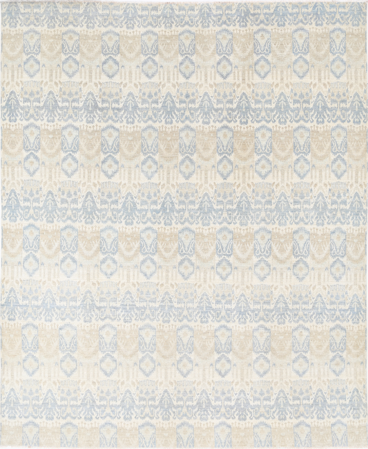 Artemix Hand Knotted Wool Rug 8' 3" X 10' 1" 8' 3" X 10' 1" (251 X 307) / Grey / Wool