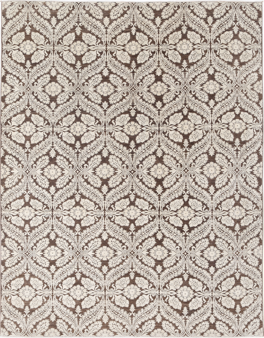 Artemix Hand Knotted Wool Rug 8' 6" X 11' 0" 8' 6" X 11' 0" (259 X 335) / Brown / Wool