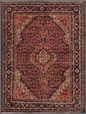 Heritage Hand Knotted Wool Rug 4' 1" x 6' 5" 4' 1" X 6' 5" (124 X 196) / Red / Wool