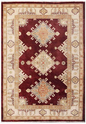 Kazak Hand Knotted Wool Rug 4' 1" x 5' 8" 4' 1" X 5' 8" (124 X 173) / Brown / Wool