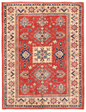 Kazak Hand Knotted Wool Rug 4' 11" x 6' 6" 4' 11" X 6' 6" (150 X 198) / Red / Wool