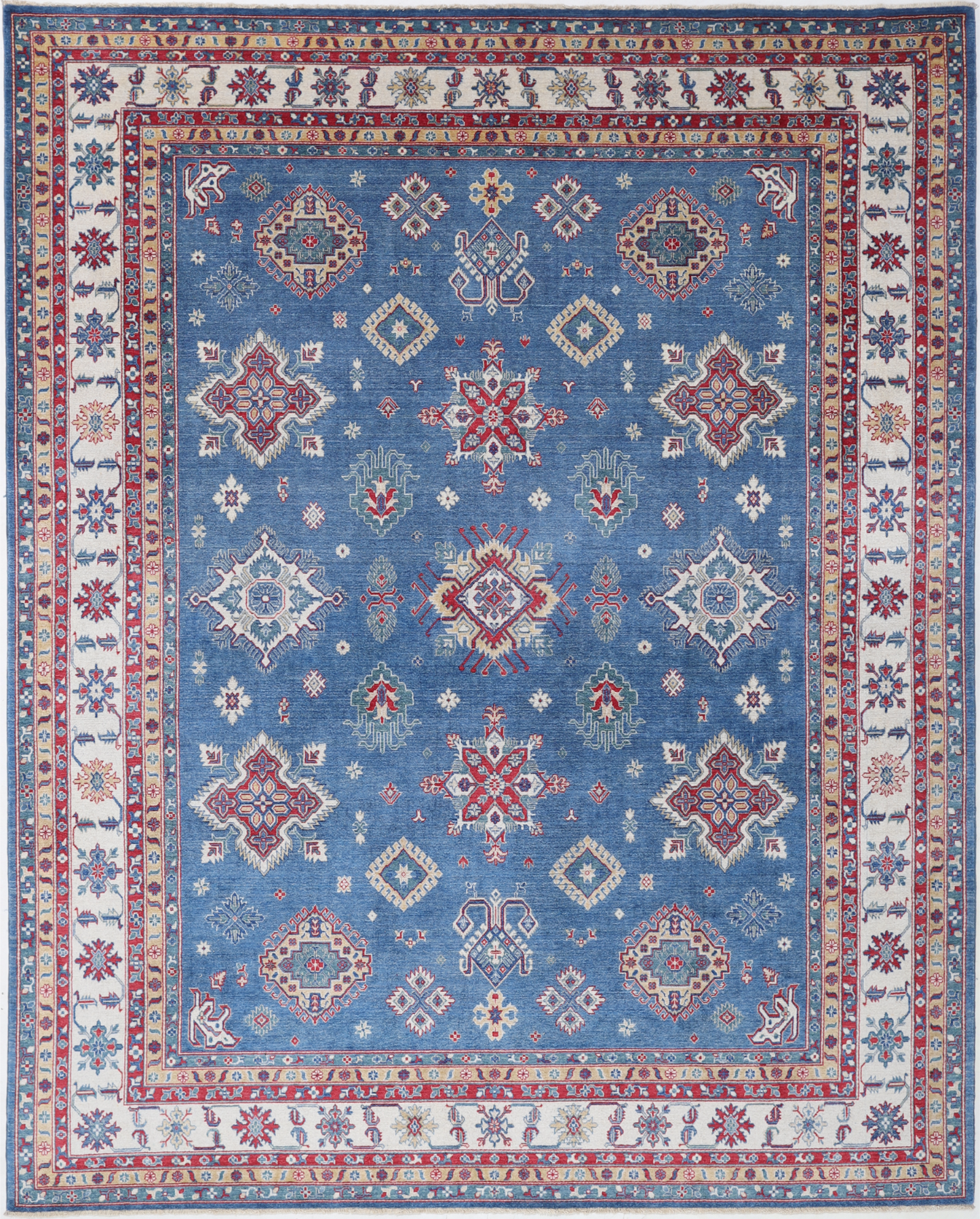 Kazak Hand Crafted Woolen Rug 9'3" X 11'8"