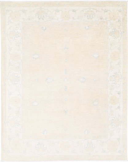 Khotan Hand Knotted Wool Rug 7' 7" X 9' 8" 7' 7" X 9' 8" (231 X 295) / Gold / Wool