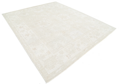 Oushak Hand Knotted Wool Rug 8' 5" X 9' 11"