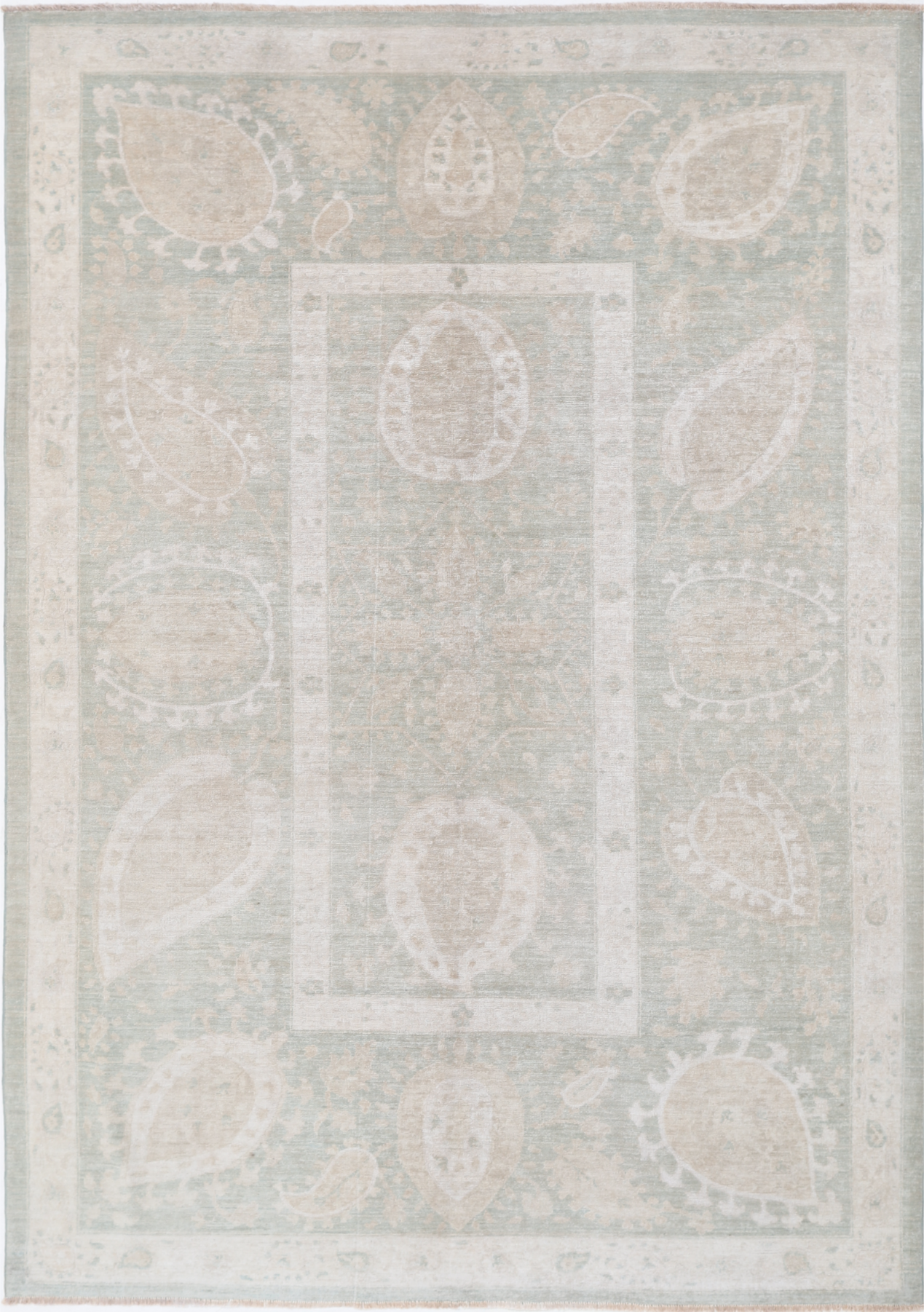 Serenity Hand Knotted Wool Rug 6' 0" X 8' 7"