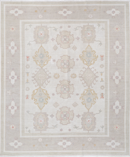 Serenity Hand Knotted Wool Rug 7' 10" X 9' 6"