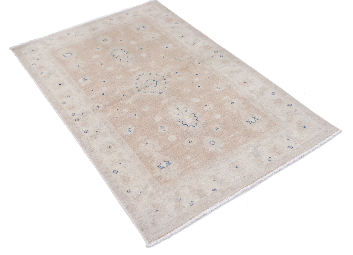 Serenity Hand Knotted Wool Rug 3' 3" X 4' 11"