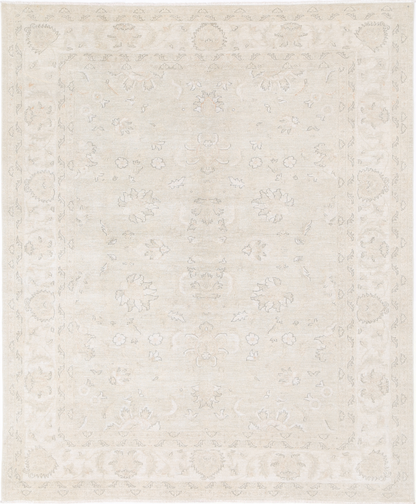 Serenity Hand Knotted Wool Rug 7' 10" X 9' 6" 7' 10" X 9' 6" (239 X 290) / Grey / Wool