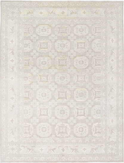 Serenity Hand Knotted Wool Rug 9' 8" X 13' 0" 9' 8" X 13' 0" (295 X 396) / Brown / Wool