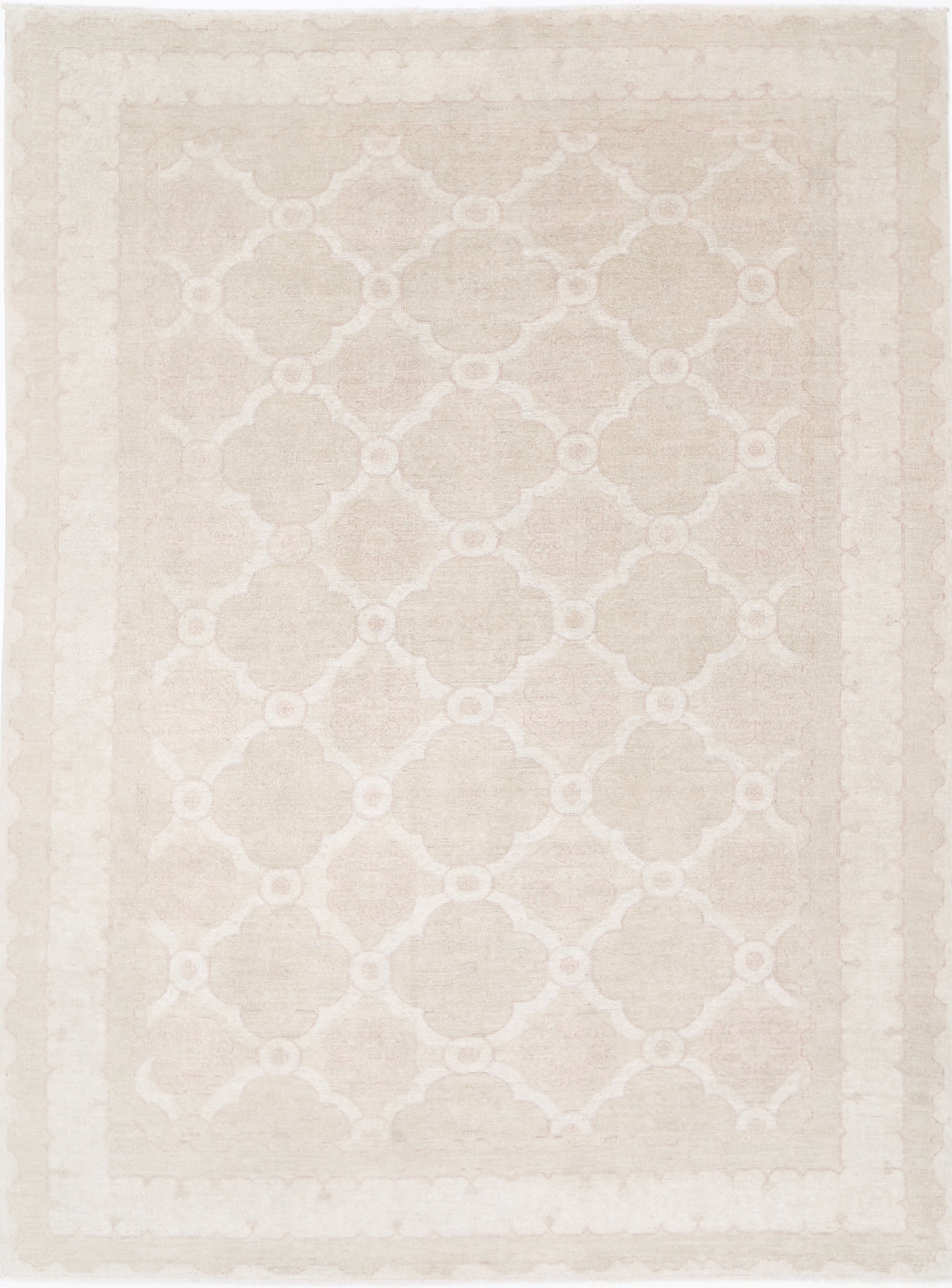 Serenity Hand Knotted Wool Rug 8' 10" X 11' 9" 8' 10" X 11' 9" (269 X 358) / Brown / Wool