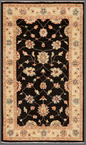 Ziegler Hand Knotted Wool Rug 3' 0" x 5' 0" 3' 0" X 5' 0" (91 X 152) / Black / Wool