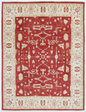 Ziegler Hand Knotted Wool Rug 7' 10" x 10' 2" 7' 10" X 10' 2" (239 X 310) / Red / Wool