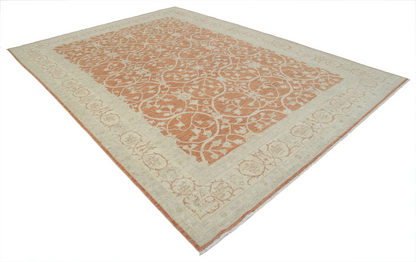 Ziegler Hand Knotted Wool Rug 8' 0" X 11' 2"