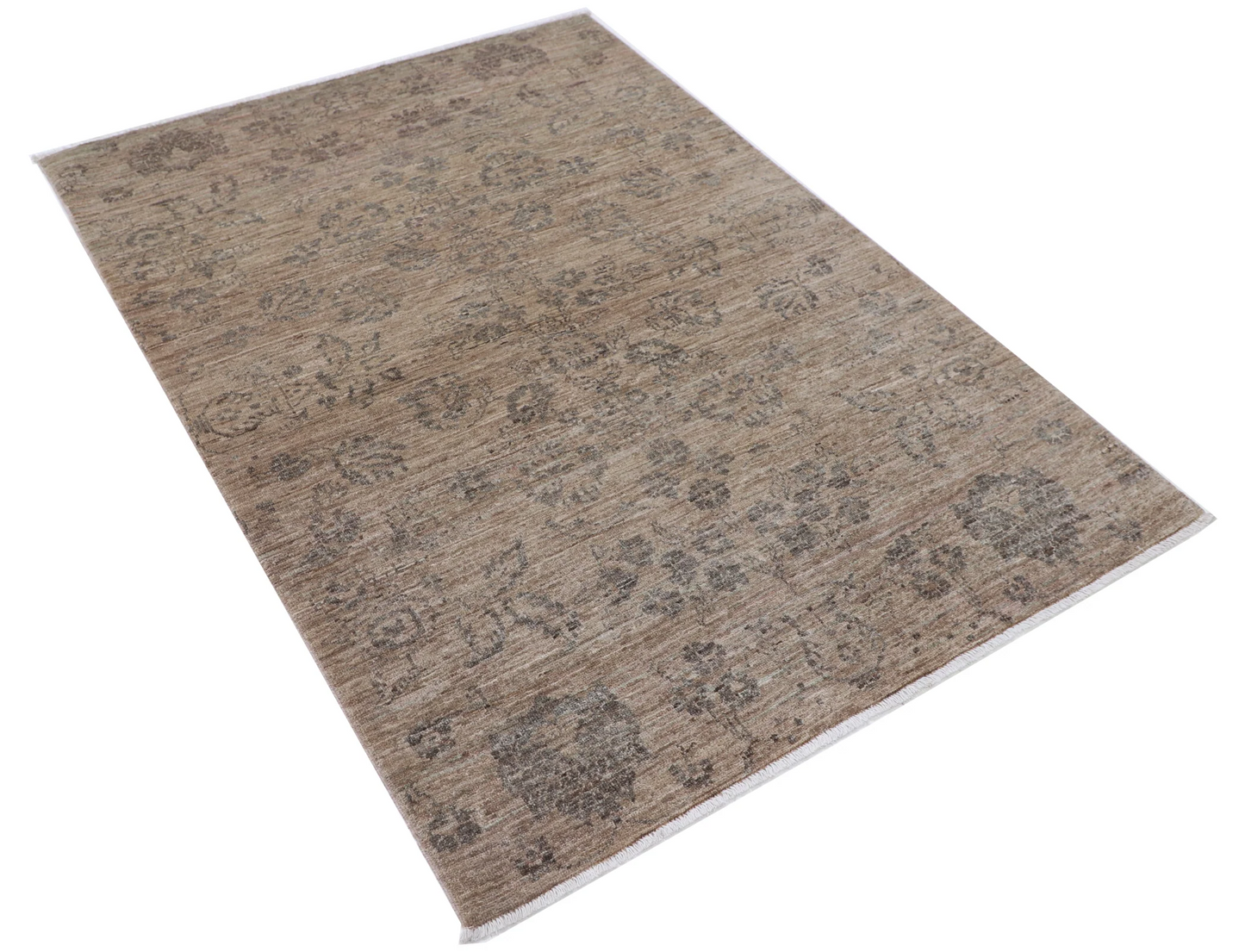 Ziegler Hand Knotted Wool Rug 4' 0" X 5' 7"