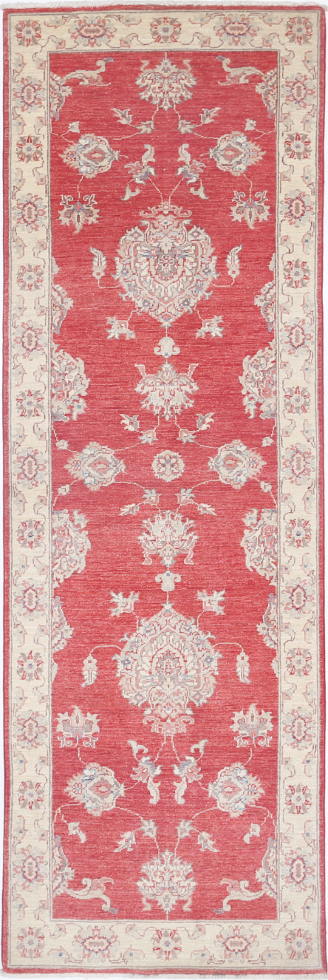 Ziegler Hand Knotted Wool Rug 2' 8" X 8' 7" 2' 8" X 8' 7" (81 X 262) / Red / Wool