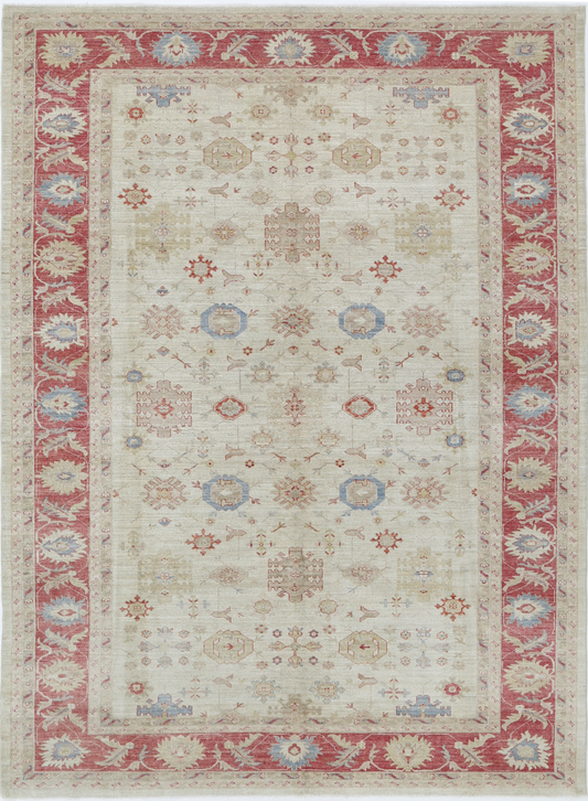 Ziegler Hand Knotted Wool Rug 8' 0" X 10' 10"