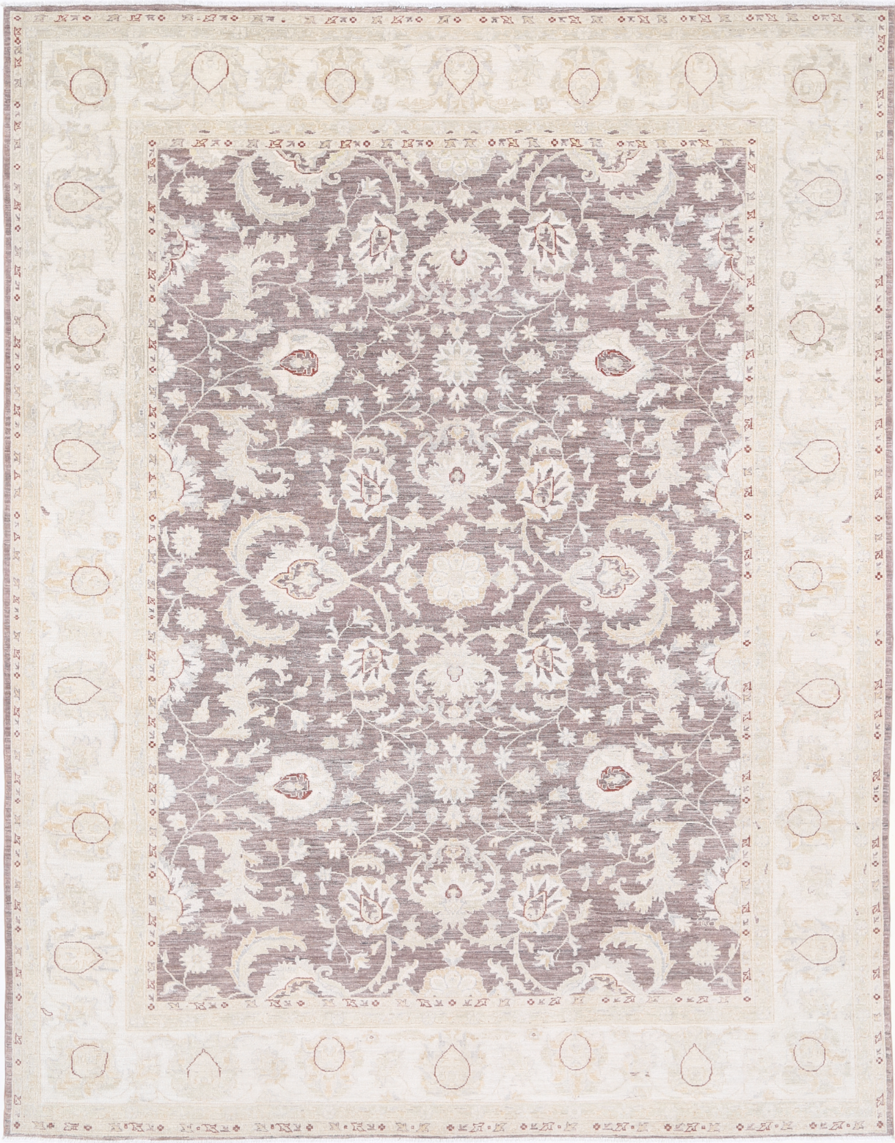 Ziegler Hand Knotted Wool Rug 9' 0" X 11' 9"