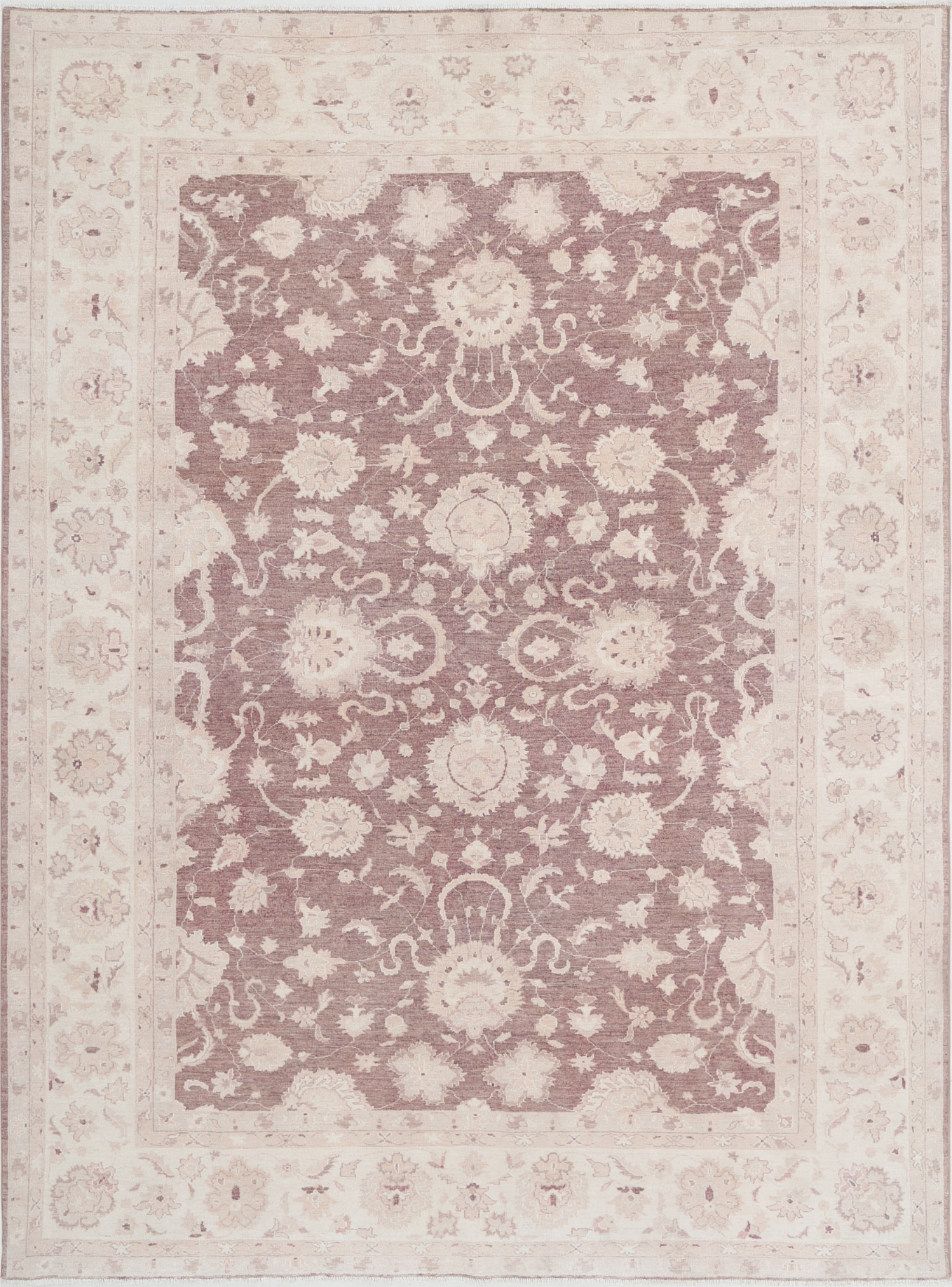 Ziegler Hand Knotted Wool Rug 7' 11" X 10' 10"