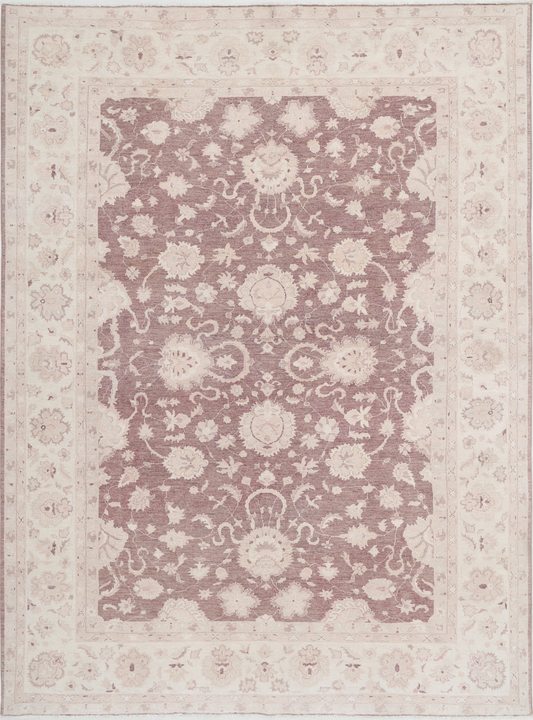 Ziegler Hand Knotted Wool Rug 7' 11" X 10' 10"