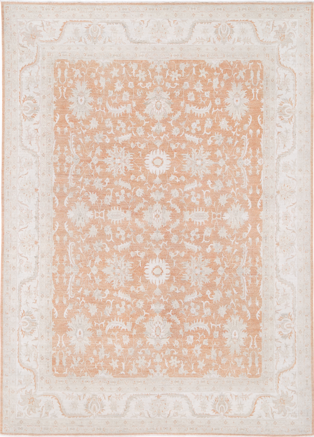 Ziegler Hand Knotted Wool Rug 10' 8" X 15' 0"