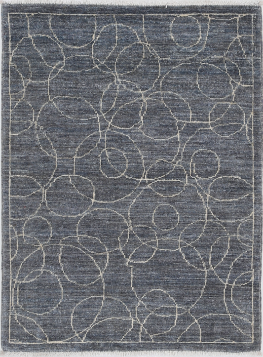 Ziegler Hand Knotted Wool Rug 2' 1" X 2' 10"