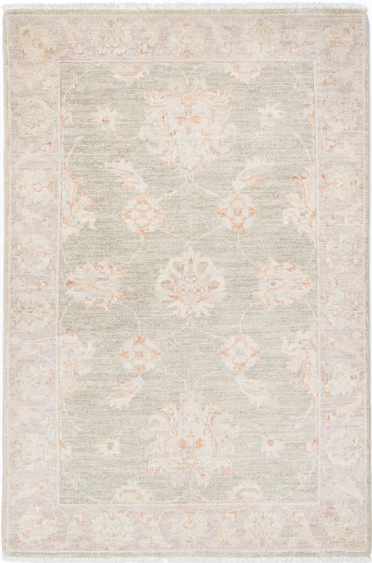 Ziegler Hand Knotted Wool Rug 2' 6" X 3' 11"