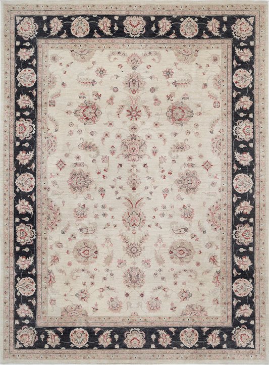 Ziegler Hand Knotted Wool Rug 8' 10" X 12' 0"