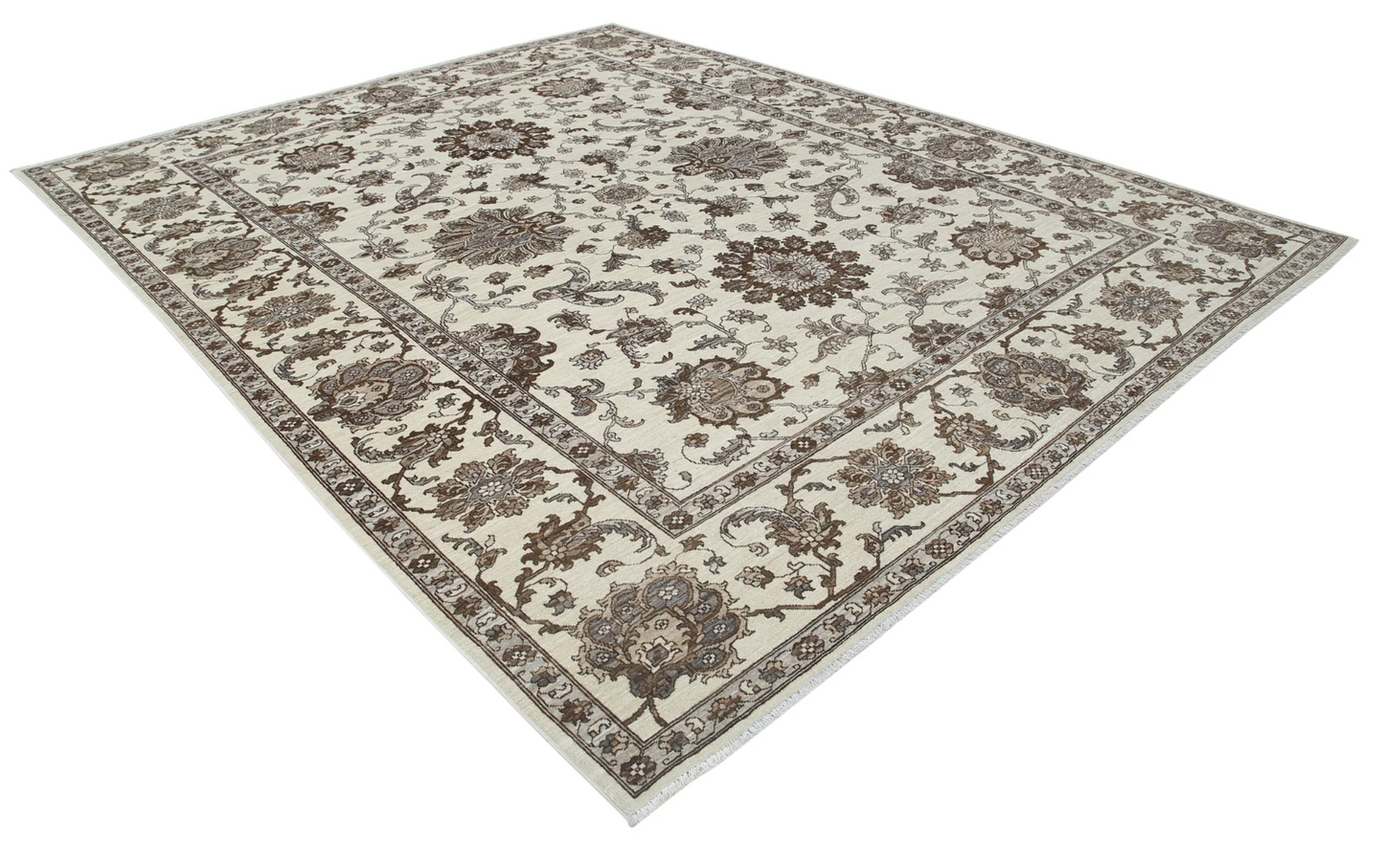 Ziegler Hand Knotted Wool Rug 9' 0" X 11' 1"