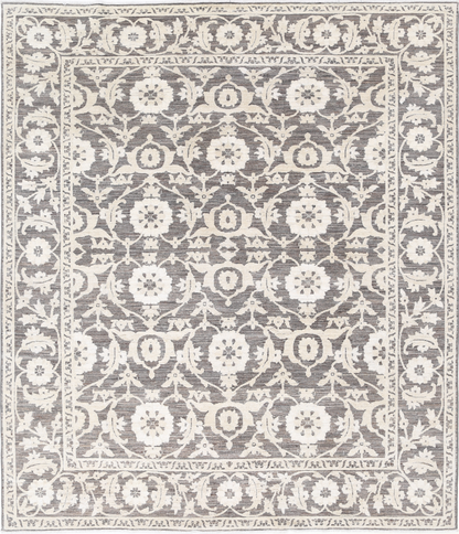 Ziegler Hand Knotted Wool Rug 7' 9" X 9' 0" 7' 9" X 9' 0" (236 X 274) / Brown / Wool