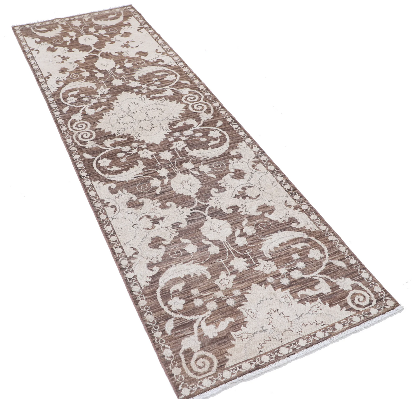 Ziegler Hand Knotted Wool Rug 2' 6" X 7' 9"