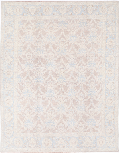 Ziegler Hand Knotted Wool Rug 7' 8" X 10' 2" 7' 8" X 10' 2" (234 X 310) / Brown / Wool