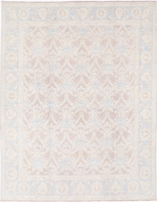 Ziegler Hand Knotted Wool Rug 7' 8" X 10' 2" 7' 8" X 10' 2" (234 X 310) / Brown / Wool