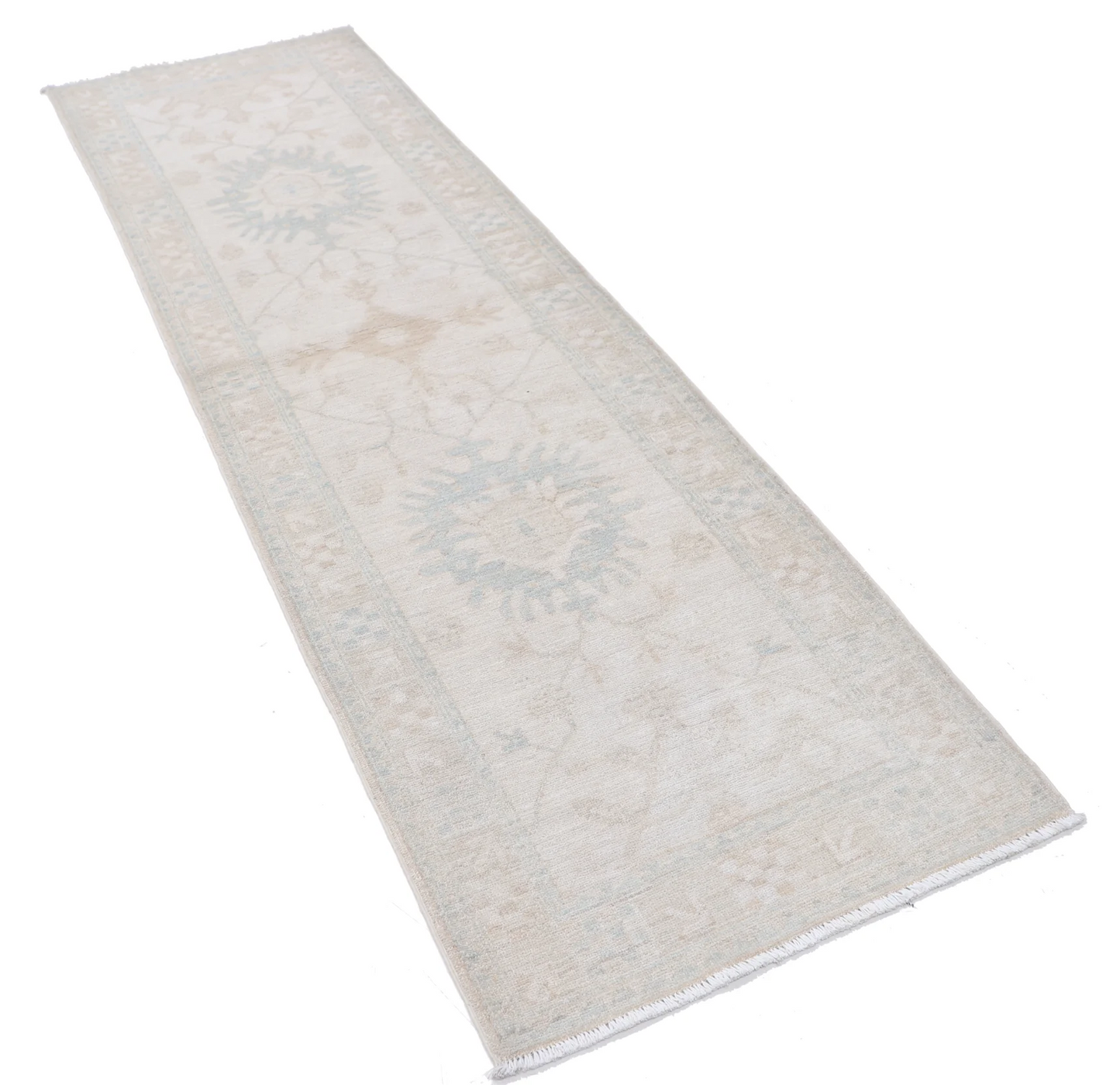 Ziegler Hand Knotted Wool Rug 2' 7" X 8' 4"