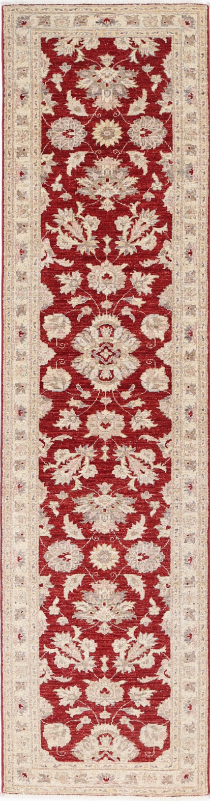 Ziegler Hand Knotted Wool Rug 2' 3" X 9' 5" 2' 3" X 9' 5" (69 X 287) / Red / Wool