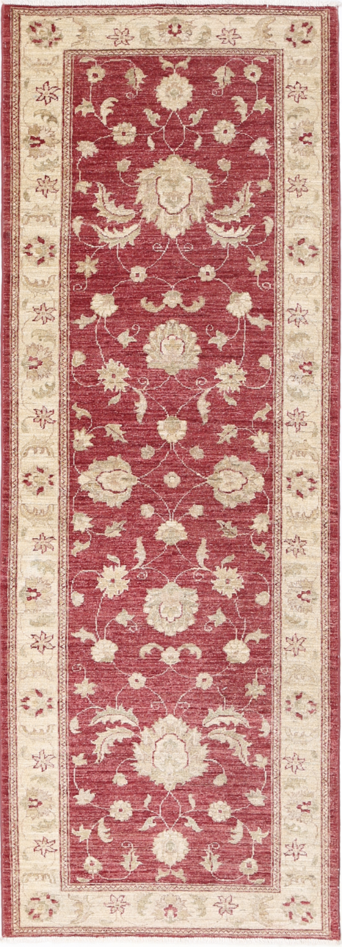 Ziegler Hand Knotted Wool Rug 2' 9" X 8' 1" 2' 9" X 8' 1" (84 X 246) / Red / Wool